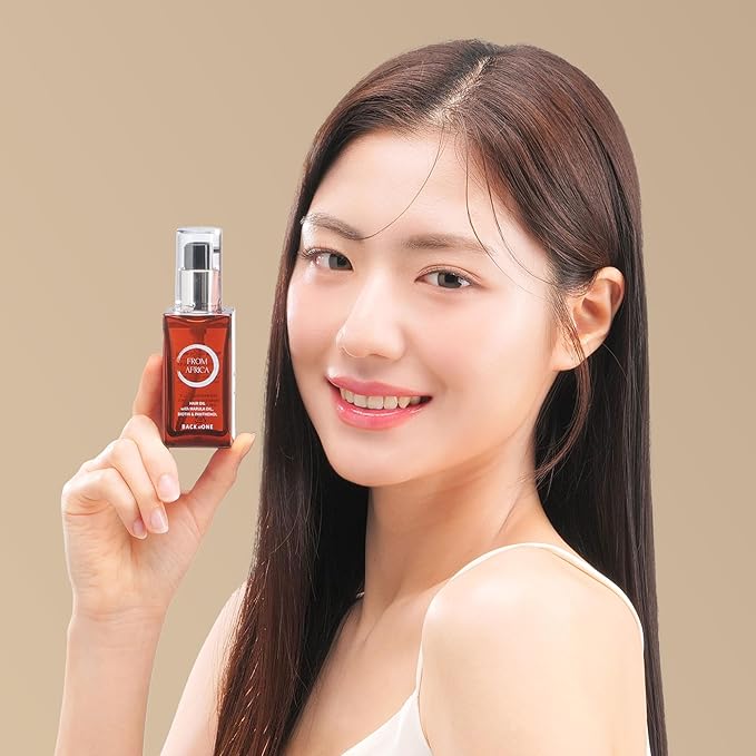 From Africa Hair Oil with Marula Oil, Biotin and Panthenol, 1.62 fl oz