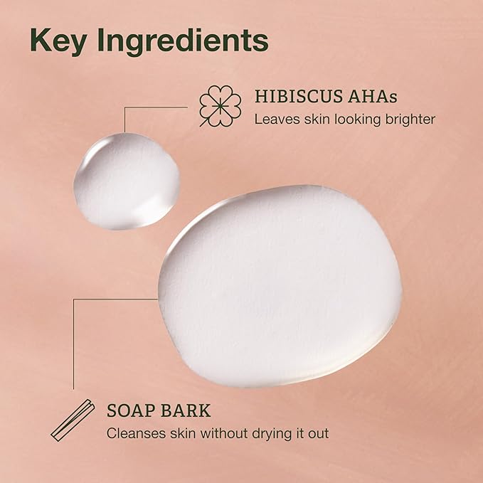 Botanics All Bright Glow Toner for Face - Enriched with Hibiscus AHA Exfoliant & Soap Bark - Non-Drying & Brightening - Vegan and Cruelty-Free Face Toner for Women & Men (8.4 Fl Oz)