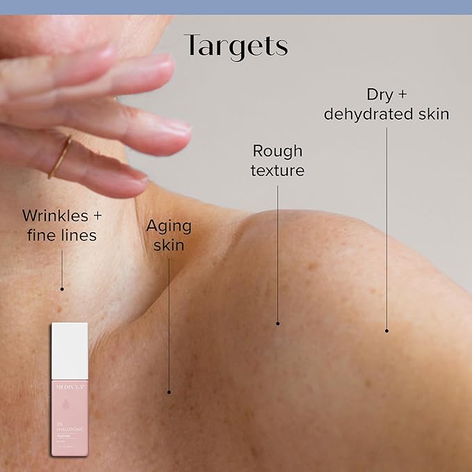 Medix 5.5 Anti Aging Skin Care 3PC Set | Retinol Body Cream + Exfoliating AHA Glycolic Acid Foaming Face Wash & Body Wash + Hyaluronic Acid Serum Booster, Cleanse + Treat + Hydrate Skincare Set, 3PC