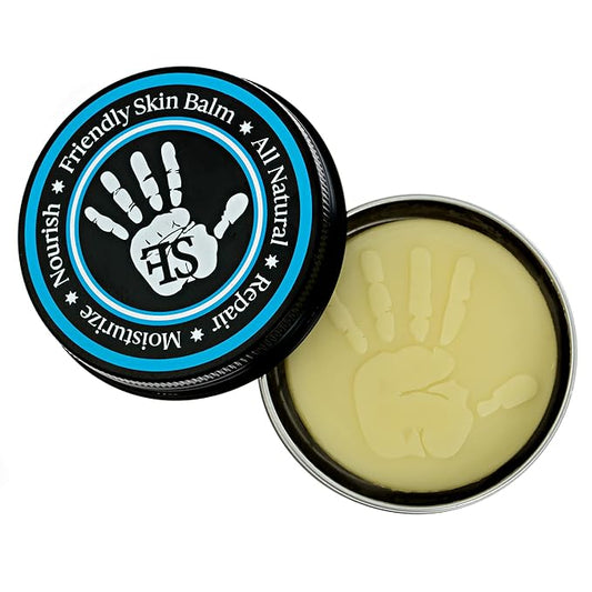 Organic Friendly Skin Balm - Organic Rock Climbing and CrossFit Hand Care for Athletes - Skin Friendly Moisturizing and Repair for Hands, Feet, Elbows and Lips