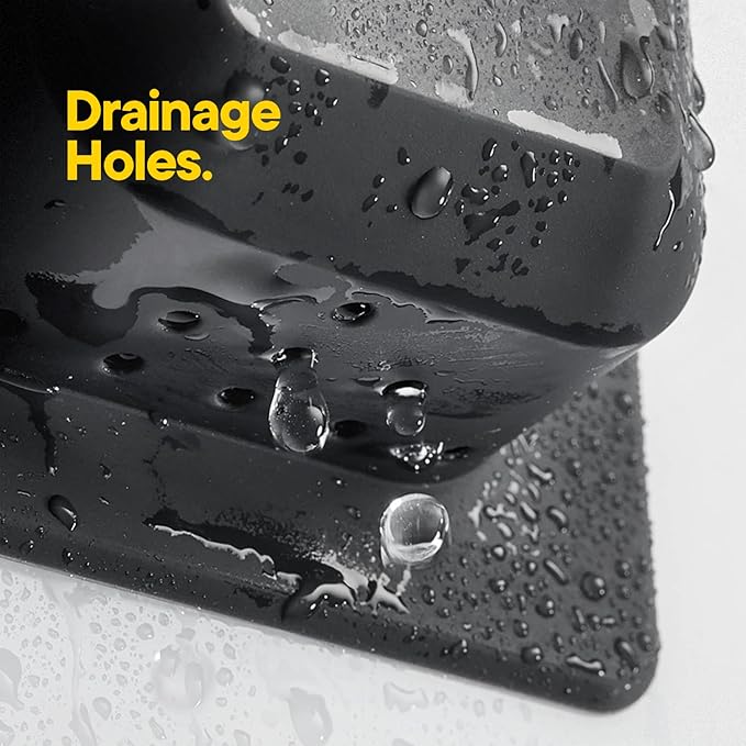 TOOLETRIES Get Your Grooming Together Pack - Shower Grooming Kit for Men with Silicone Body, Back, Face, and Beard Scrubbers, Body Wash, No-Fog Mirror, Shower Organizer and Drink Holder