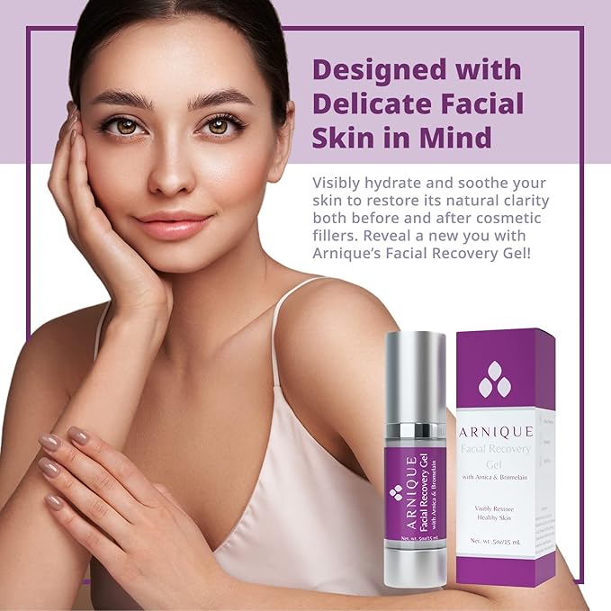 Arnica Gel for Face – Soothing Arnica & Bromelain Facial Gel to Refresh and Comfort Delicate Skin After Beauty Treatments