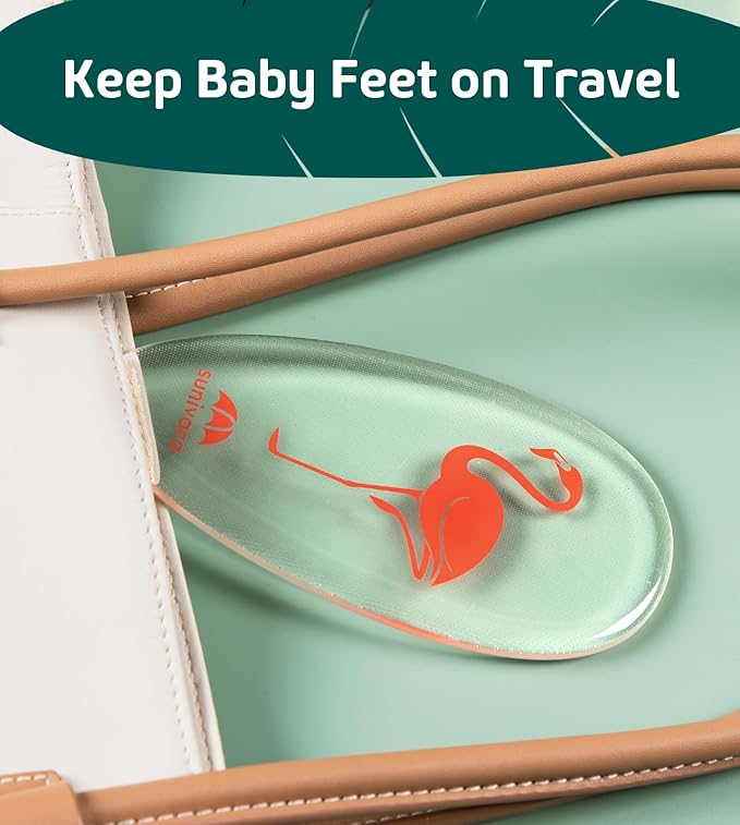 Glass Foot File Callus Remover for Feet, Flamingo Gifts for Women, Feet Scrubber Dead Skin Remover, Professional Pedicure Tools at Home, Heel Scraper for Cracked Heels Heavy Duty