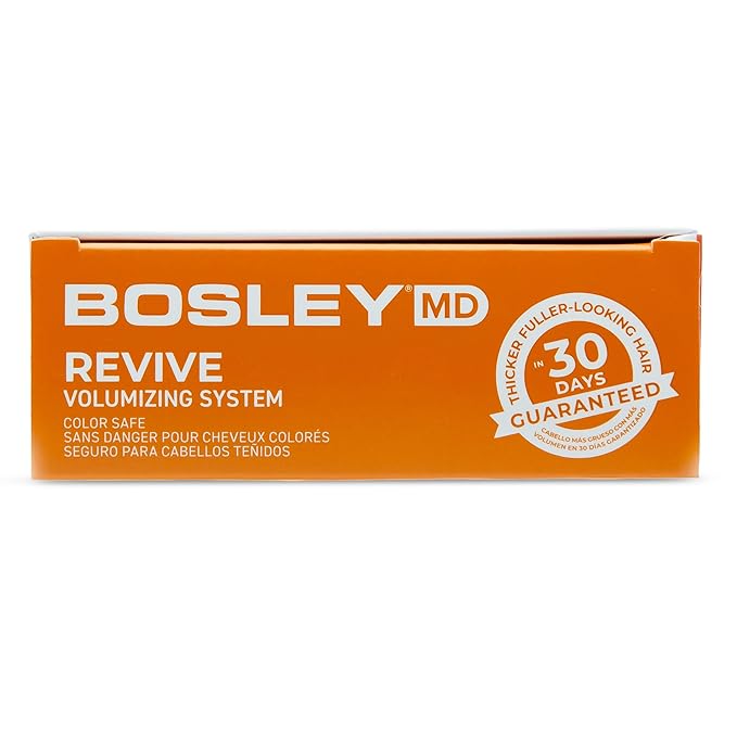 BosleyMD BosRevive Color-Safe Hair Care Kit for Thinning Hair, Starter Size (30 Days) – Shampoo, Conditioner & Thickening Treatment with Biotin, Panthenol & Botanical Extracts