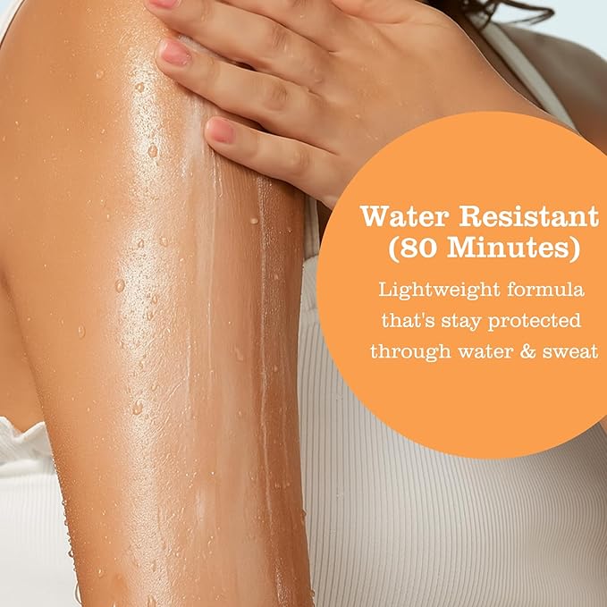 Sunscreen for Face, UV Defense Hydro Calming Sunscreen, SPF 50+, with Vitamin C, Moisturizing Daily Protection for Sensitive Skin, 1.7 Fl Oz