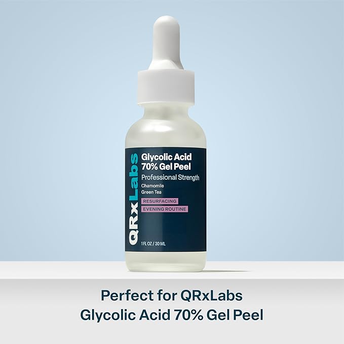 QRxLabs Chemical Peel Neutralizer Spray - Glycolic Acid Peel Neutralizer - pH Balancing Mist for Skin Care - Hydrating Toner for Facial Peels - 2 Fl Oz