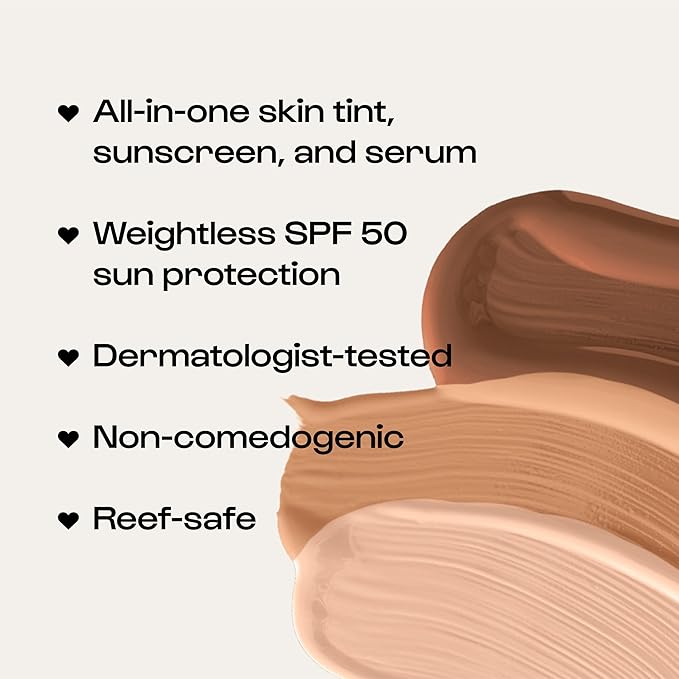 Alleyoop Sunsational Tinted Moisturizer SPF 50 for Face Broad Spectrum – 100% Mineral Face Sunscreen with Jojoba, Hydrating & Soothing Tinted Sunscreen, Vegan & Cruelty-Free (Golden Hour)