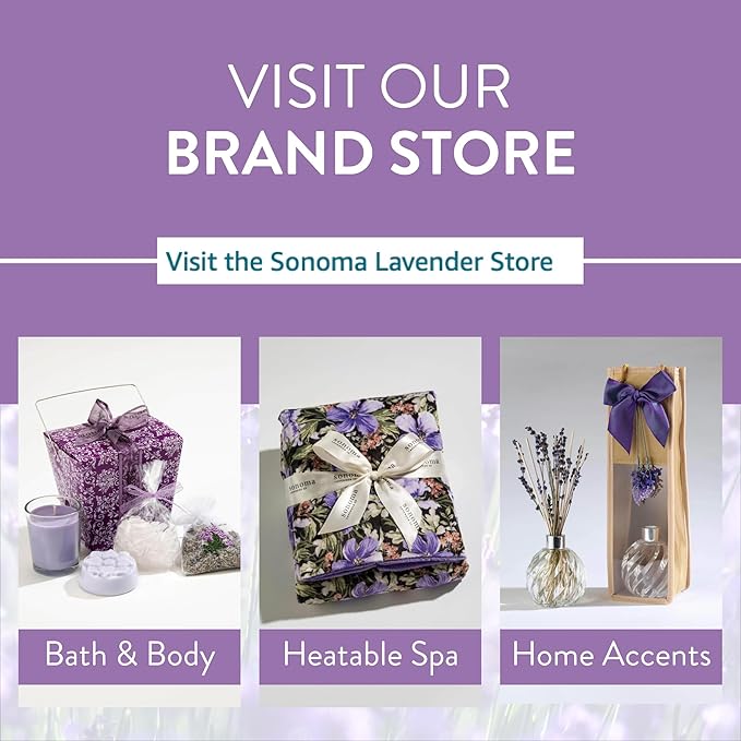 Sonoma Lavender Co, Sachet by The Yard, Fresh Ocean Air Fragrance, Essential Oils, for Home, Bath Room and Closet