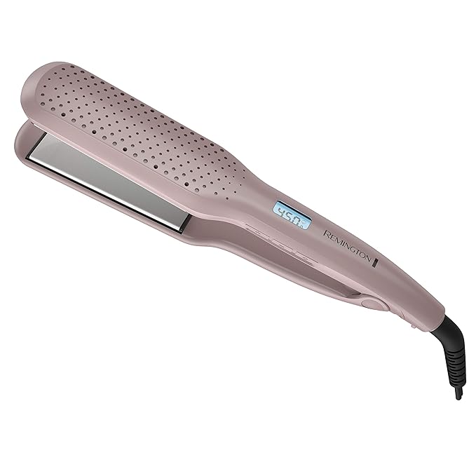 Remington Wet2Straight Hair Straightener/Flat Iron, 450°F Salon High Heat, 1 3/4" Inch Plates, Mauve (Pack of 2)