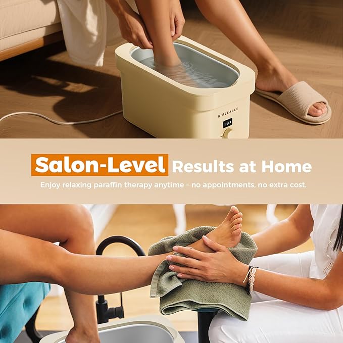 Paraffin Wax Refills 10 Packs Unscented for Paraffin Wax Bath Machine - for Dry Cracked Skin on Hands, Feet, Elbows - Moisturizing Hydration to Relieve Stiff Muscles & Joints