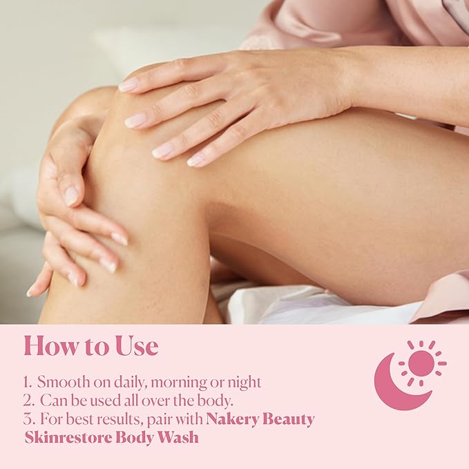 Nakery Body Butter Anti Aging Moisturizer - Skin Tightening Cream & Neck Firming Cream, Moisturizing Cream & Neck Tightening for Dry Skin 300ml(Social Butterfly)