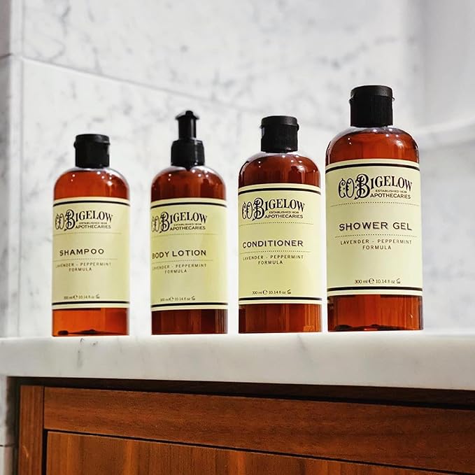 C.O. Bigelow Lavender Peppermint Body Lotion, Moisturizing Body Lotion with Aloe Vera, Shea Butter, Lavender & Peppermint Essential Oils, 10.4 Fl Oz