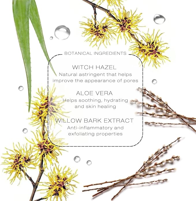 Biba De Sousa The Glycolic Lactic Toner - Exfoliating Toner with AHA, Hyaluronic Acid, and Aloe Vera - Illuminates Skin Complexion Without Excessive Drying (8 oz)