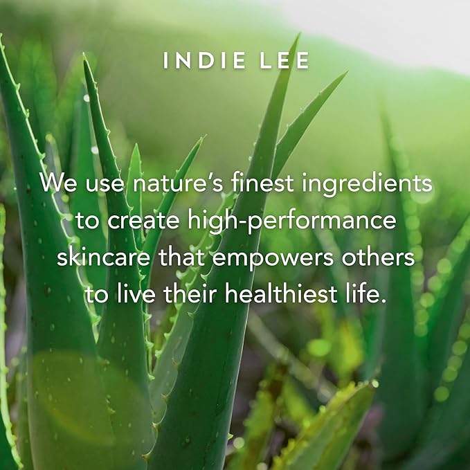 Indie Lee 100% Squalane Oil - Daily Face Oil & Hydrating Moisturizer for Dry Skin, Fine Lines and Wrinkles - Even Skin Tone, Brighten & Improve Texture, 10ml