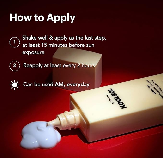 by Knours | Zero White Cast | Mineral | Reef Safe | Korean Face Sunscreen SPF 50 | Made in USA | FDA OTC Registered | Aloe + Centella + Panthenol + Niacinamide | Sensitive Skin | 1.69oz