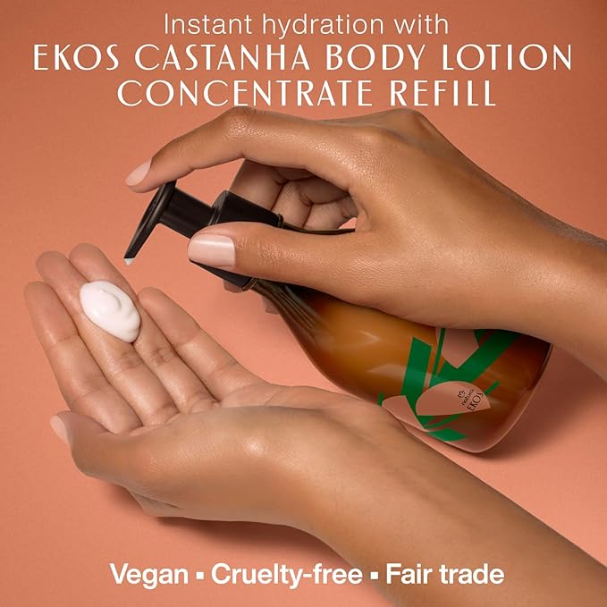 Natura - Brazil Nut Body Lotion Concentrate Kit - Castanha Moisturizer - Anti-Dryness - Deep Skin Hydration - Vegan Skin Care - Self Care & Body Care