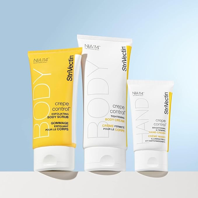 StriVectin Crepe Control Brightening and Firming Hand Cream for Dry Skin and Less Wrinkles, 2 oz (Pack of 2)