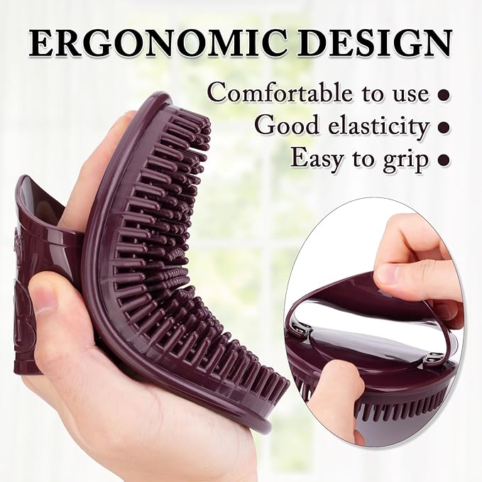2 PCS Meridian Massage Brush, Meridian Brush for Belly, Stomach, Beauty Salon Professional Custom Massage Comb, Full Body Relaxation Comb Tools