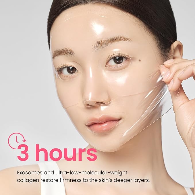 Facial Sheet Mask, 4 Sheets (30 g Each) (Collagen Melting)
