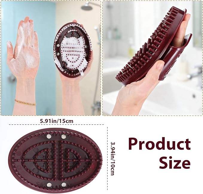 2 Pcs Meridian Massage Brush Full Body SPA Relaxation Massager Brush Acupressure Meridian Scalp Massage Full Body Relaxation Comb Beauty Salon Professional MeridianBrush for Massager Relaxations
