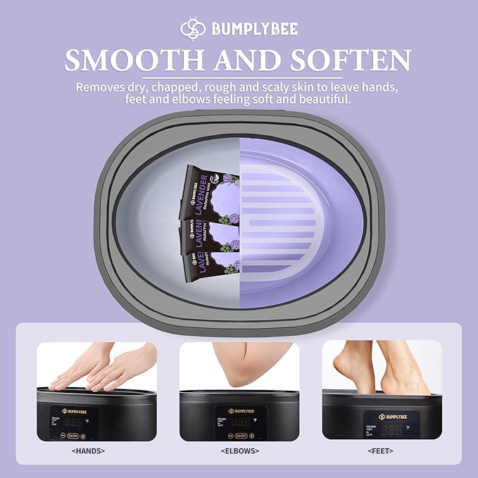 Paraffin Wax for Hand and Feet, 10 Pack Lavender Paraffin Wax Refills for Paraffin Wax Machine, Hand Wax Paraffin Wax Bath, Foot Wax Paraffin Bath, Moisturizing Hands Feet, Deep Hydration
