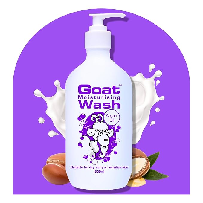 Goat Milk Soap Moisturizing Body Wash Value Duo Pack 16.9 oz - Body Wash to Revive your Skin - Argan Oil