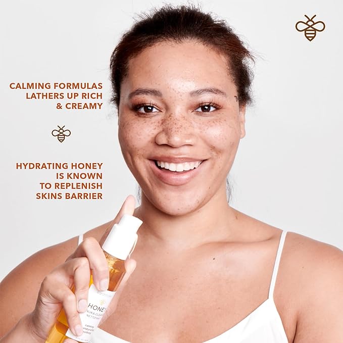 Earth To Skin Honey Manuka Face Cleanser for Sensitive Skin – Hydrating Daily Face Wash with Glycerin (5 Fl Oz (Pack of 1))