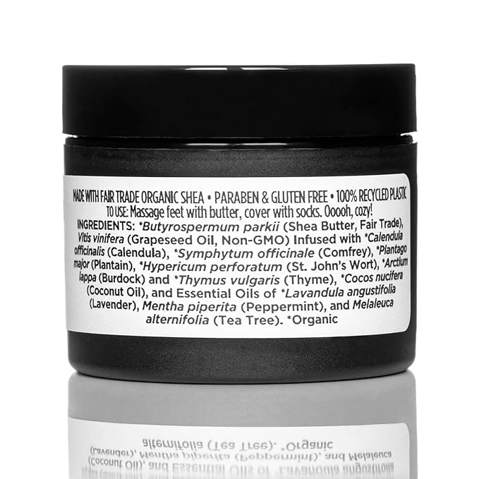 Ora's Amazing Herbal Foot Care Butter, Heel Balm, Foot Balm, Repair Cream for Dry Cracked Heels & Feet (8 oz)