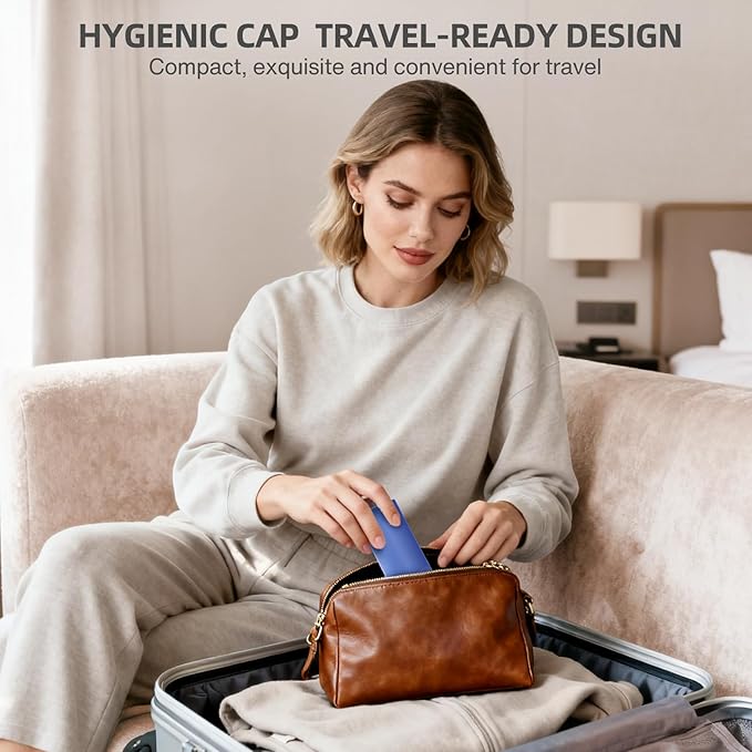 FACE Scrubber with Heated,3 Modes Waterproof Rechargeable Portable Travel Size Makeup Remover Cleansing, Exfoliating and Massaging Facial SCRUBBE for Women & Men(Deep Ocean Key Blue)