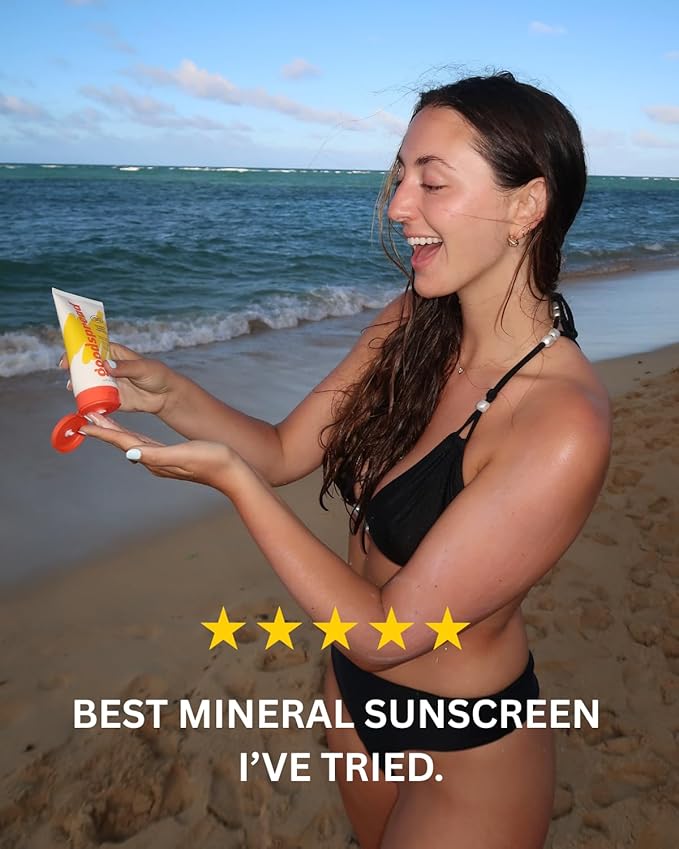 Goodspread Mineral Sunscreen SPF 30 – Reef-Safe, Non-Nano Zinc Oxide, Water-Resistant, Hawaii Compliant, Rubs in Clear, Face & Body, Adults & Kids