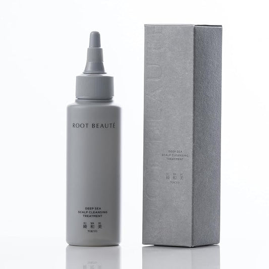 Kiwabi Root Beauté Deep Sea Scalp Treatment – Scalp Detox Treatment Gel With Mineral-Rich Deep Ocean Water, Sea Salt & 10 Marine Botanicals – Hair Build Up Remover for Sensitive Scalps (90ml)