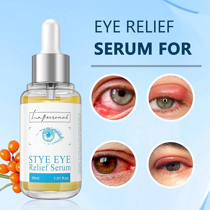 LA.PERSONAL Eye Serum, Eye Relief Serum for Reducing Irritation, Moisturizing 1.01 Fl oz/30 Ml