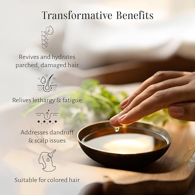 Shankara Hair and Scalp Oil for Women and Men with Avocado, Alma, Lavender, and Vitamin-E – Perfect Organic Hair oil for Hair Growth, Conditioning Damaged Hair, and Treating Scalp (100ml)