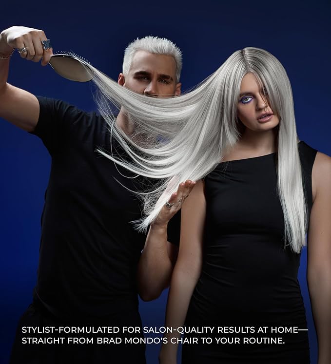 XMONDO Hair Supernova Blonde Toning Shampoo | Vegan Formula with Vegetable Proteins, Jojoba Oil, and Violet Pigments to Replenish, Restore, and Reduce Yellow Tones in Blonde Hair, 8 Fl Oz 1-Pack