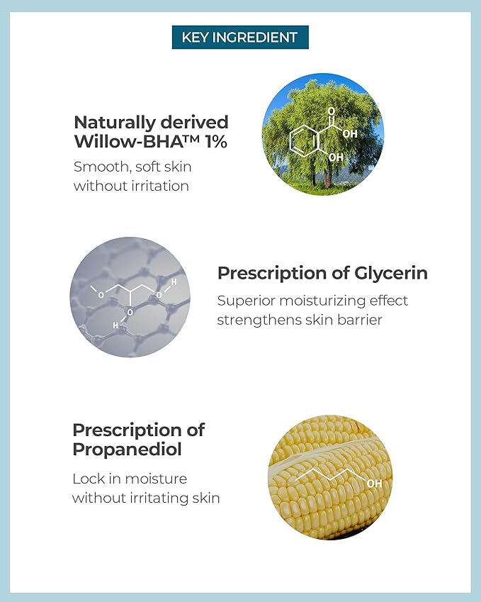 BE THE SKIN BHA+ Pore Zero Daily Exfoliating Toner - Pore Refining Korean Face Toner for Acne Prone Skin - Salicylic Acid for Pores and Sebum, 5.07 fl.oz.