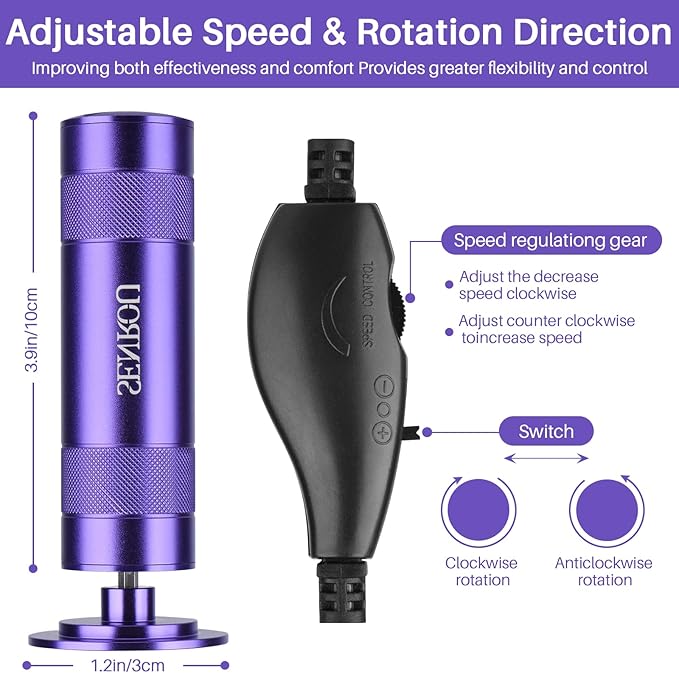 Electric Foot Callus Remover, 2-in-1 Electric Foot Filer/Nail Filer, Callus Remover for Feet with 60Pcs+12Pcs Sandpaper Discs，Holiday Gift Foot Repair Tool, Purple