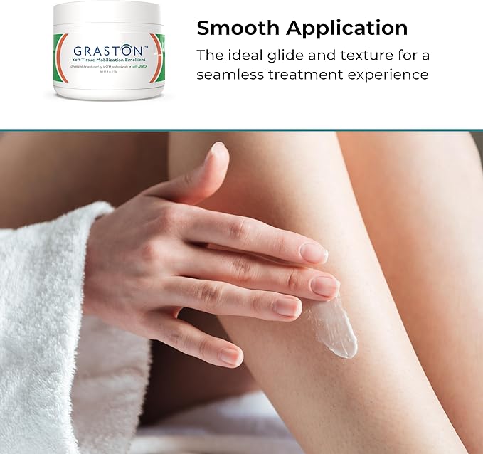 Graston Technique Arnica Soft Tissue Emollient - 4oz Jar Pro-Grade Therapy Cream for IASTM, Massage, Relief and Recovery, 6-Pack
