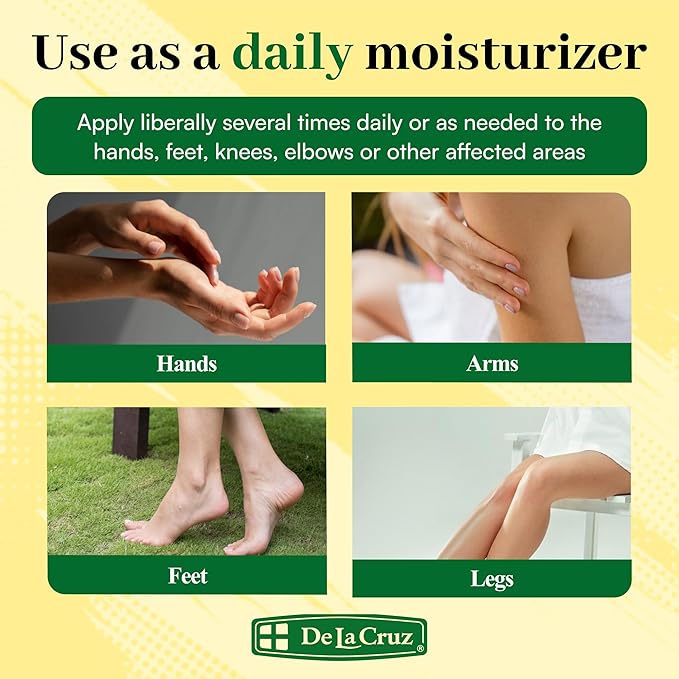 De La Cruz Arnica Salve - Foot Cream for Dry Cracked Heels and Feet - Moisturizing Hand Salve for Dried Hands - 24 Hour Moisture Foot Cream for Dry Cracked Feet and Rough Skin - (Trial Size)