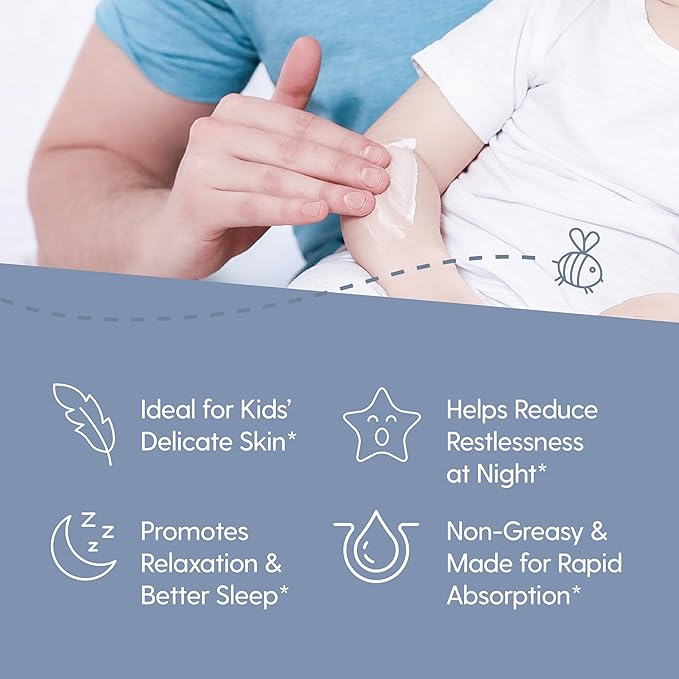 M3 Naturals Sore Muscle Magnesium Lotion for Kids & Magnesium Lotion for Babies with Arnica Oil | Soothes Tired Legs, Supports Restful Sleep, Moisturizes Sensitive Skin, 8 fl oz (237 mL)