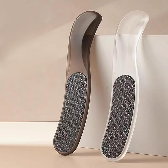 Nano Glass Foot File,Foot Callus Remover Hard Skin Remover for Feet with Handle Foot File Callus Remover with Nano-Level Grinding Points Durable Foot Scrubber Dead Skin Removal for Wet Dry (Black)