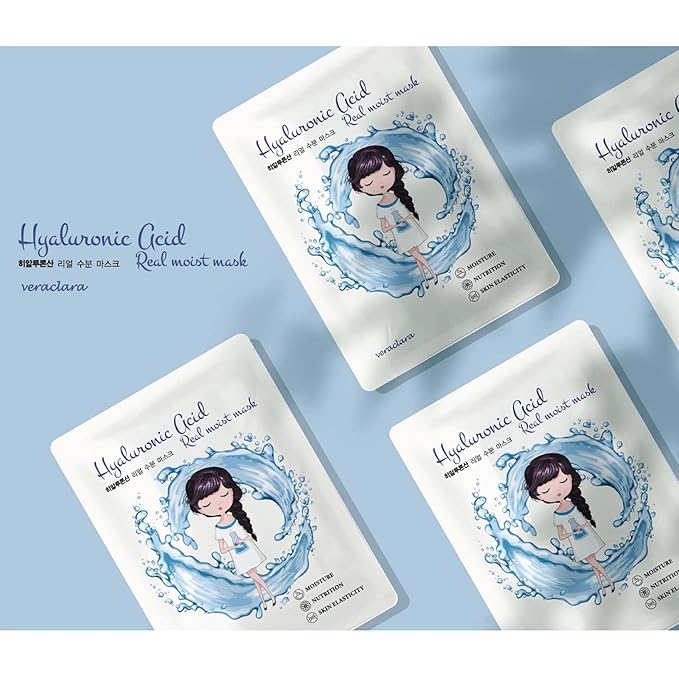 Veraclara] Facial Mask Sheet | Korean Skincare | Lighten, Moisturize, Firming Skin | Diminish Dark Spot & Circles (32PRIMECOMBO)