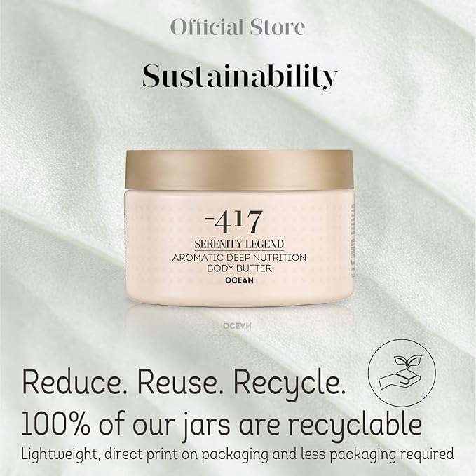 -417 Dead Sea Cosmetics Ocean Deep Nutrition Body Butter For Dry Skin - Nourishes & Protects from UV Radiation - Softening Body Moisturizer - With Shea Butter & Aloe Vera - All Natural 8.4 oz