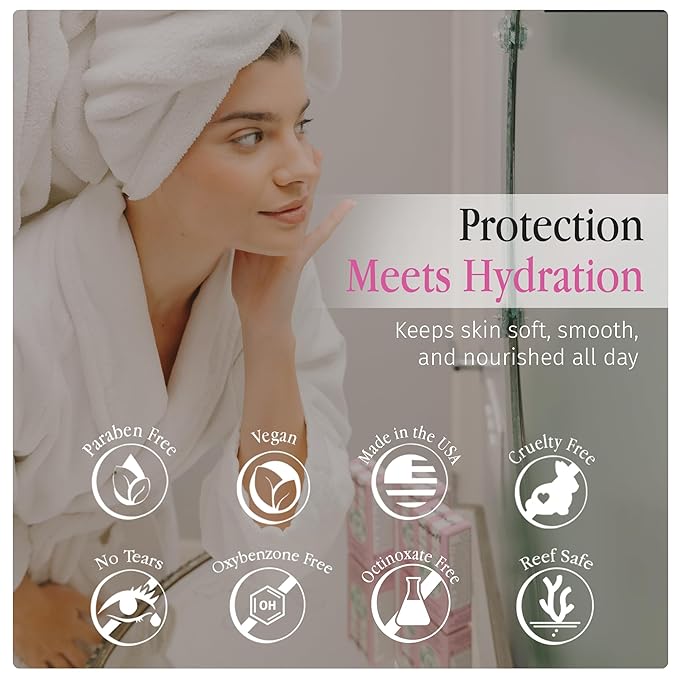 PoolBar Mineral Face Sunscreen Cream for Women and Men Sun Care, SPF 50, Hydrating Mineral, Vitamin C, E, and Ceramide, Non Scented Water Resistant Sunscreen, Blue Light Protection - 50ml (Pack of 3)