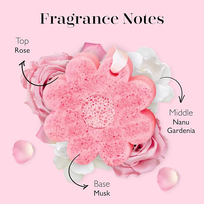 Spongellé He'e Berry Hawaiian Buffer | Body Wash Infused Sponge with Awapuhi & Kukui Nut Oil | Exfoliates & Hydrates | 14+ Uses