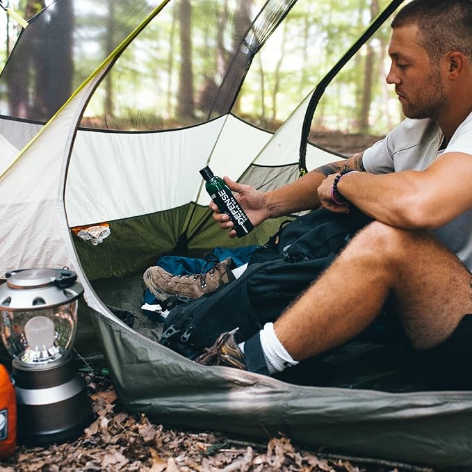 Defense Soap Peppermint Tea Tree Body Wash | All Natural Organic Shower Soap for Athletes | Odor Control & Skin Fungal Protection for Sports, Post Workout & Recovery - 8 oz