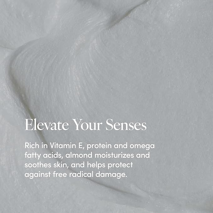 LATHER - Almond Shave Crème, 4 oz - Non-Foaming Luxurious Shaving Cream for Women and Men - Almond Oil, Vitamin E, Omega Fatty Acids - Sensitive Skin Safe - Vegan & Cruelty Free - Beauty & Skincare