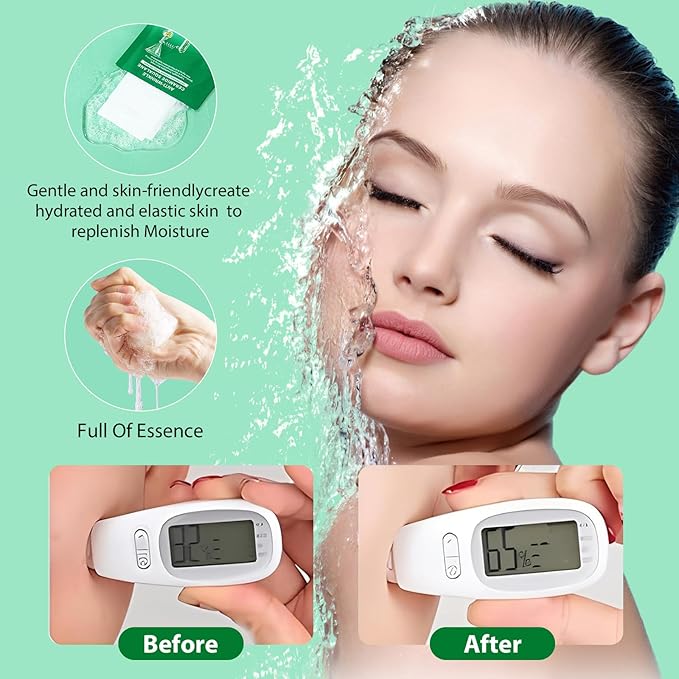 Anti-Wrinkle Face Masks, Moisturizing Spa Face Masks Skincare Hydrating Face Sheet Masks, Hyaluronic Acid, Daily Sheet Masks for All Skin Types, Sheet Facial Mask for Skin Care Mask(15Sheet)