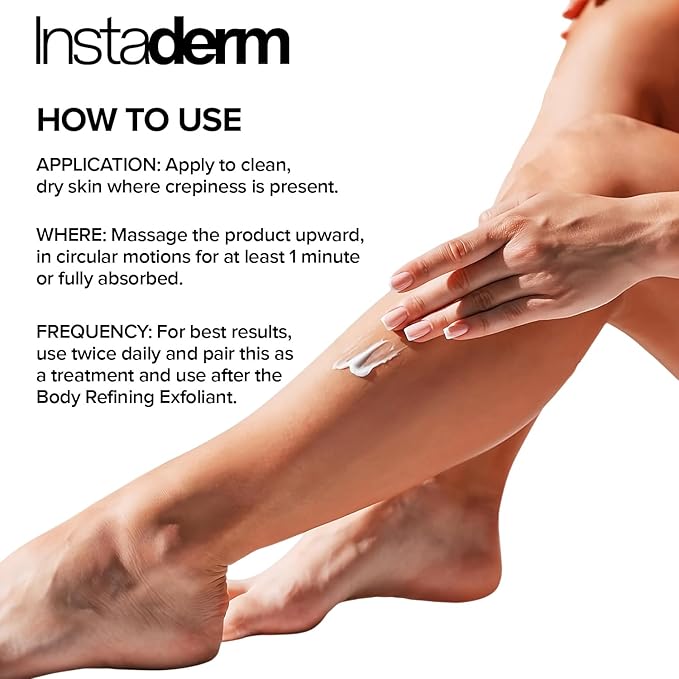 Crepe Fix Body Restorative Cream – Anti-Aging Wrinkle Cream, Support Skins Natural Elastin & Collagen Production to Restore, Lift, Tighten, Hydrate & Smooth Thinning Aged Crepey Skin. 8OZ