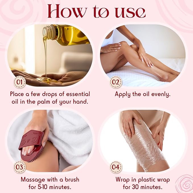 2 Pcs Meridian Massage Brush Magnetic Full Body Meridian Brush Beauty Salon Massage Tools for Full Body SPA Massager Relaxation(Brown)