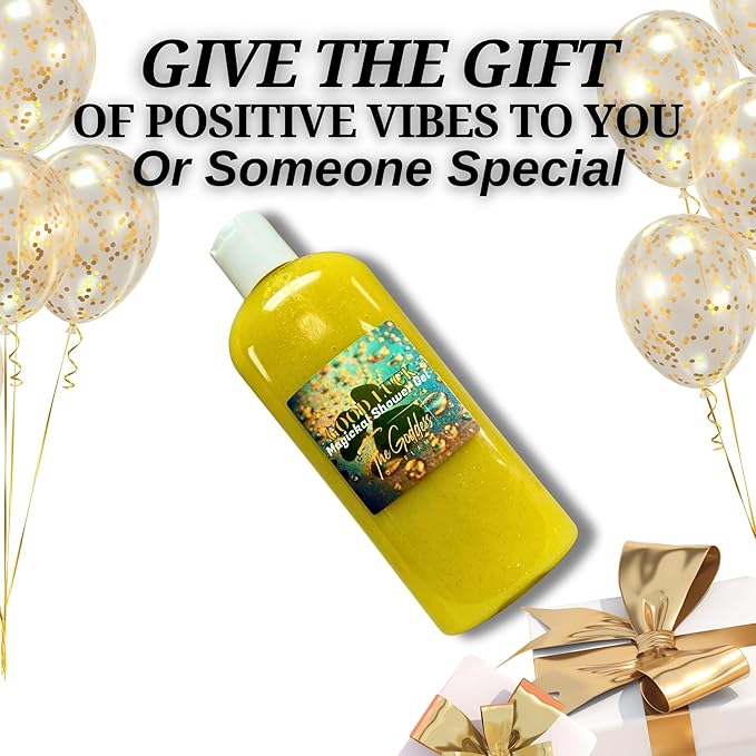 Good Luck Shower Gel – 8 oz Handmade Body Wash Charged at Altars for Positive Energy & Success – Watermelon Lemonade Scent – Wiccan, Pagan, Hoodoo, Magick Ritual Use